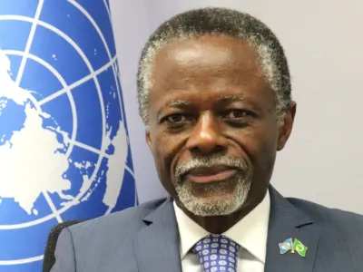 Parfait Onanga-Anyanga, administrateur par intérim du rôle de représentant spécial du secrétaire général de l'ONU et chef de l'UNOCA