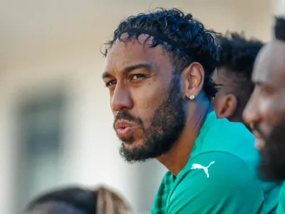 Pierre-Emerick Aubameyang, footballeur international gabonais
