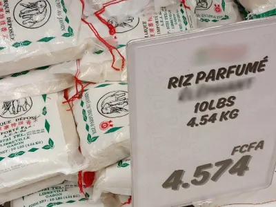 Prix du riz dans les grandes surfaces