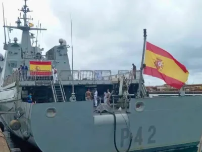 Gabon-Espagne : le BAM "Rayo" en escale à Port-Gentil