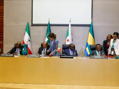 Représentants du Gabon et de la Guinée équatoriale à Addis-Abeba