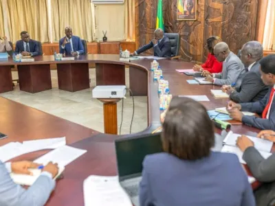 Réunion des membres du gouvernement 