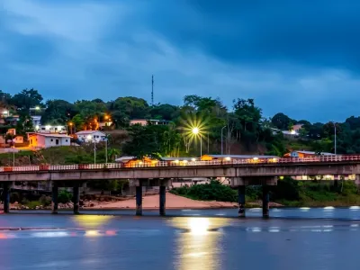 Fleuve Ogooué à Lambaréné