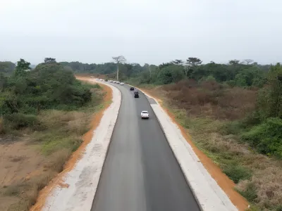 La route Ndendé-Doussala