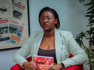 Rudy HOMBENET ANVINGUI, journaliste à l'union