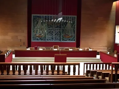 Salle d'audience du tribunal de Libreville