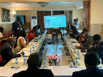 Séance de travail avec Africa CDC