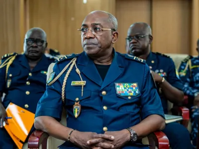 Serge Hervé Ngoma, commandant en chef de la police nationale