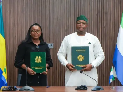 Signature de l'accord entre le Gabon et la Sierra Leone