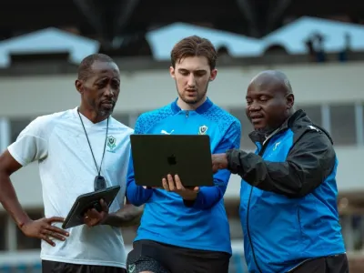 Staff technique des panthères du Gabon