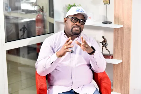 Steeve Davin Moughiama, porte-parole du candidat Brice Clotaire Oligui Nguema
