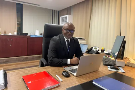 L’administrateur provisoire de la Société d’énergie et d’eau du Gabon, Steeve Saurel Legnongo