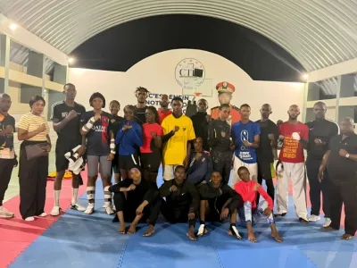 Les internationaux gabonais de Taekwondo
