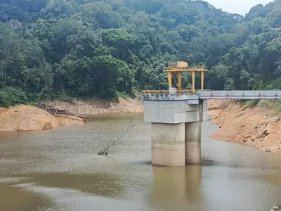 Le niveau de retenue d’eau de Tchimbélé est trop bas.