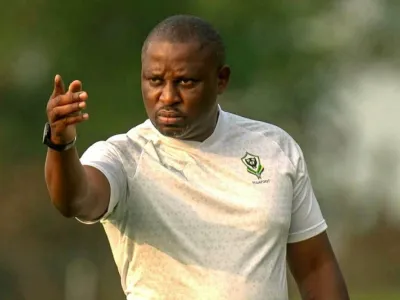 Thierry Mouyouma, le sélectionneur de l'As Mangasport