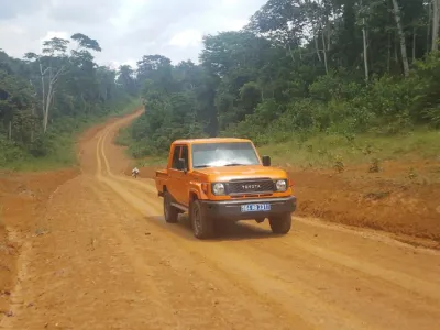 Travaux du réseau routier du canton Nyè