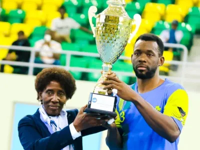 Yannick Aubyang Milama, handballeur gabonais