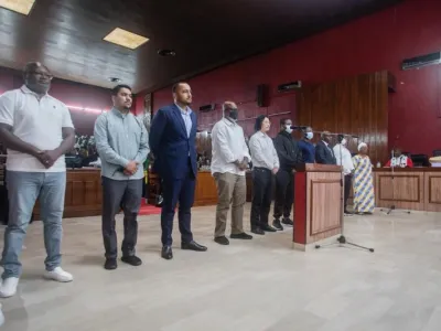 Les coaccusés de Sylvia et Nourreddin Bongo dont le procès s’est ouvert hier.