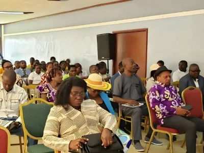 Quelques instants commémoratifs de la JNE hier à Lambaréné