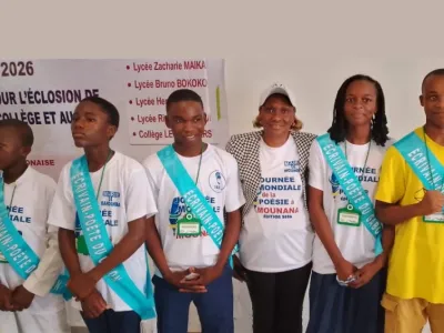 Les lauréats de la 6 ème édition du Concours de poésie à Mounana
