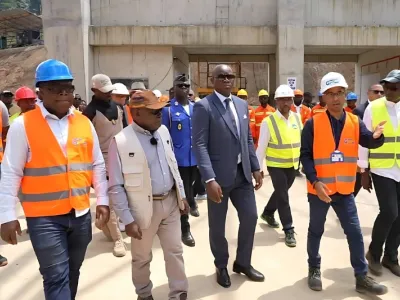 Visite du site de Kinguelé par le chef de l'Etat, Brice Clotaire Oligui Nguema