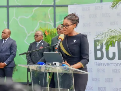 La directrice générale de la BCEG, Daisy-Helen Eyang Ntoutoume. © DR