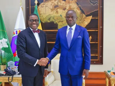 Oligui Nguema échange avec le président de la BAD