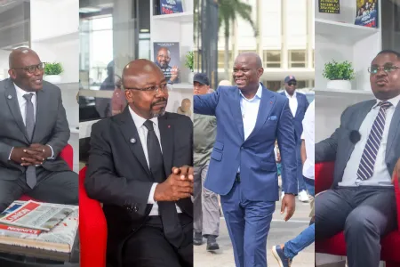 Photomontage de 4 des 8 candidats en lice pour l'élection présidentielle © DR