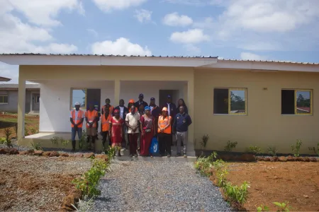 La famille sinistrée au PK 6 est désormais relogée.