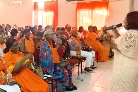  L’assistance composée des femmes du PDS, lors du séminaire.