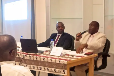 Le directeur général des Relations avec les Institutions Constitutionnelles Non Parlementaires, Sylvain Mpiga