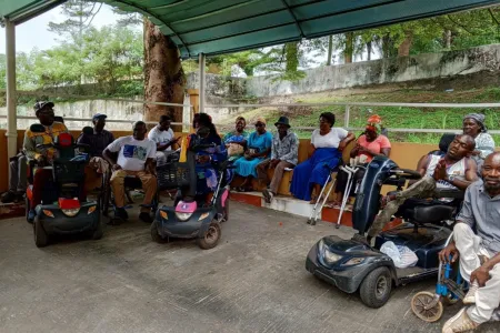 Les personnes vivant avec un handicap roulent pour Oligui Nguema.