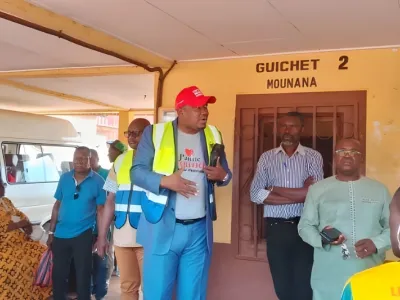 Lebomo Estimé Pédox, maire de moanda