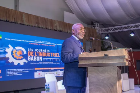 Me Lubin Ntoutoume, Ministre de l'industrie