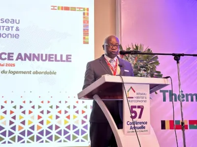 Le ministre du Logement et de l’Habitat lors de son allocution