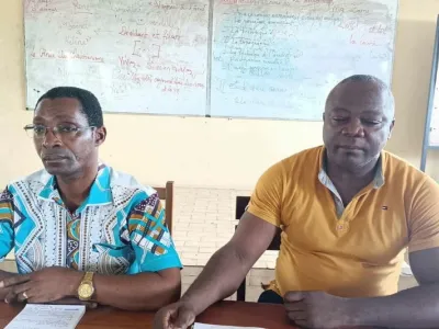 Les responsables du SNEC-UOB lors de l’assemblée générale