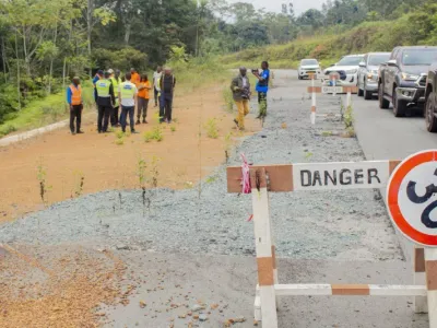 La route Ndendé-Tchibanga à l'arrêt : un couac pour les festivités de la Journée de la libération ?