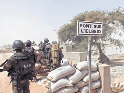 Des soldats à la frontière Nigeria-Cameroun