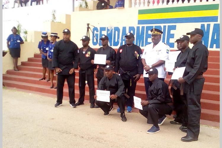 Arts martiaux : 65 stagiaires distingués à la gendarmerie