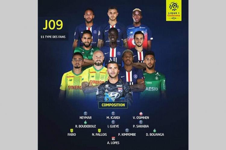 Football/Au terme de la 9e journée de Ligue 1 : Le Gabonais Denis Bouanga dans l'équipe-type