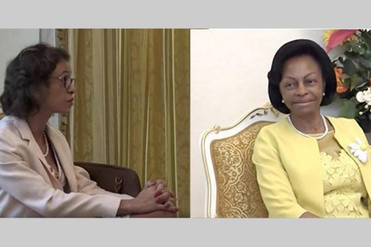 Diplomatie : Rosario Bento Pais échange avec Marie-Madeleine Mborantsuo