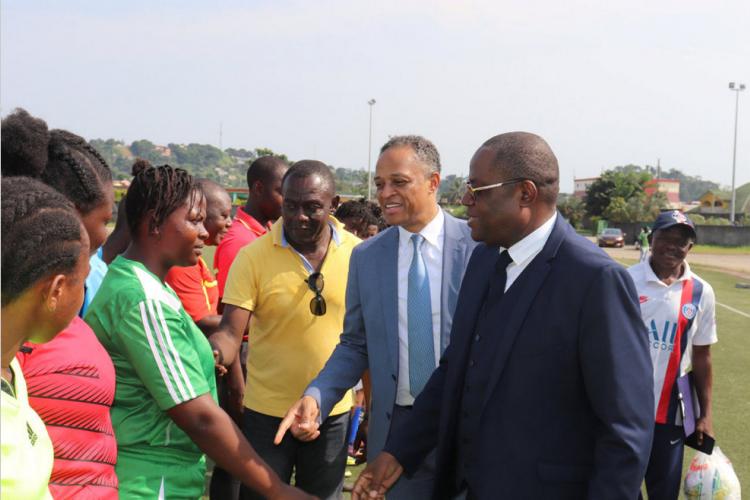 CSU : Franck Nguema et Patrick Daouda Mouguiama sur le terrain