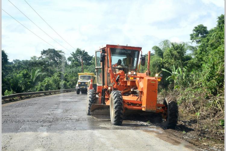 Route : L'axe Ayeme-Bokoue-Nsile en chantier