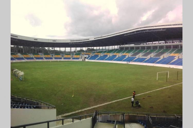 Football : fin des travaux du stade Engong d’Oyem