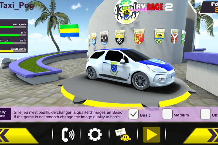 Capture d'écran du jeu vidéo LBV Race 2