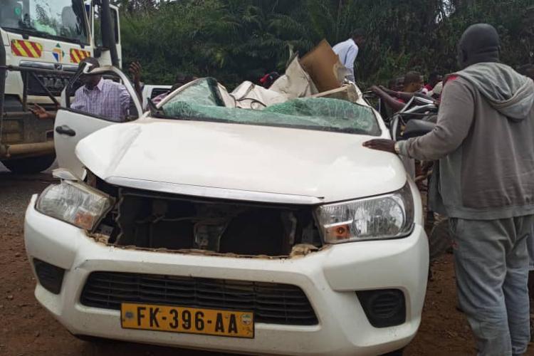 Accidents de la route : Deux morts et trois blessés graves lors du dérapage d'un véhicule à la sortie de Nkok