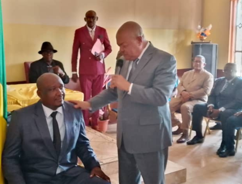 Installation du maire de Moanda