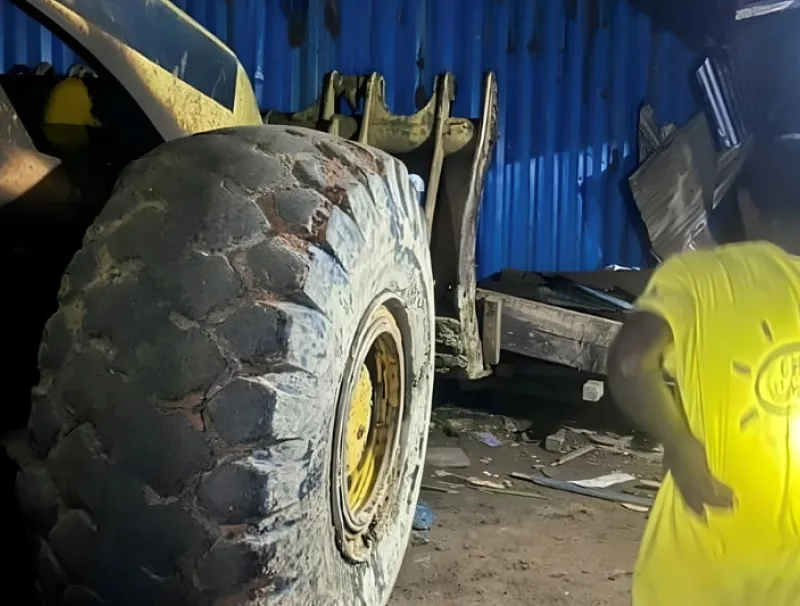 Accident d'un semi-remorque à Medang-Nkoghe