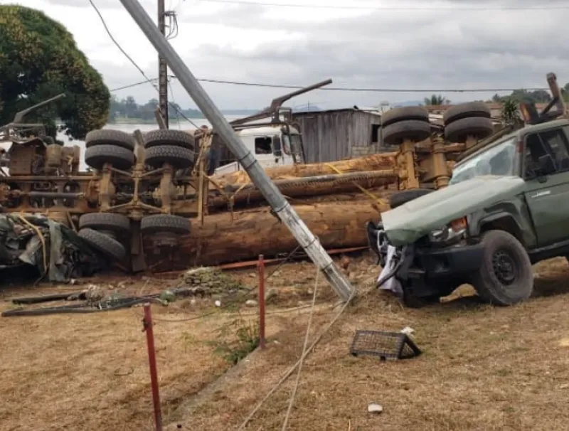 Accident de circulation à Lambaréné