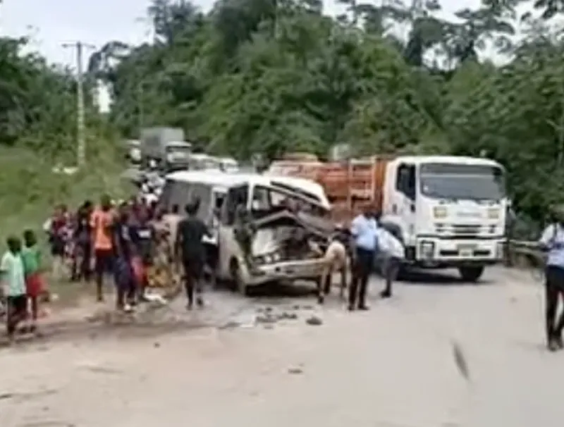 Accident à Ndjolé. © DR